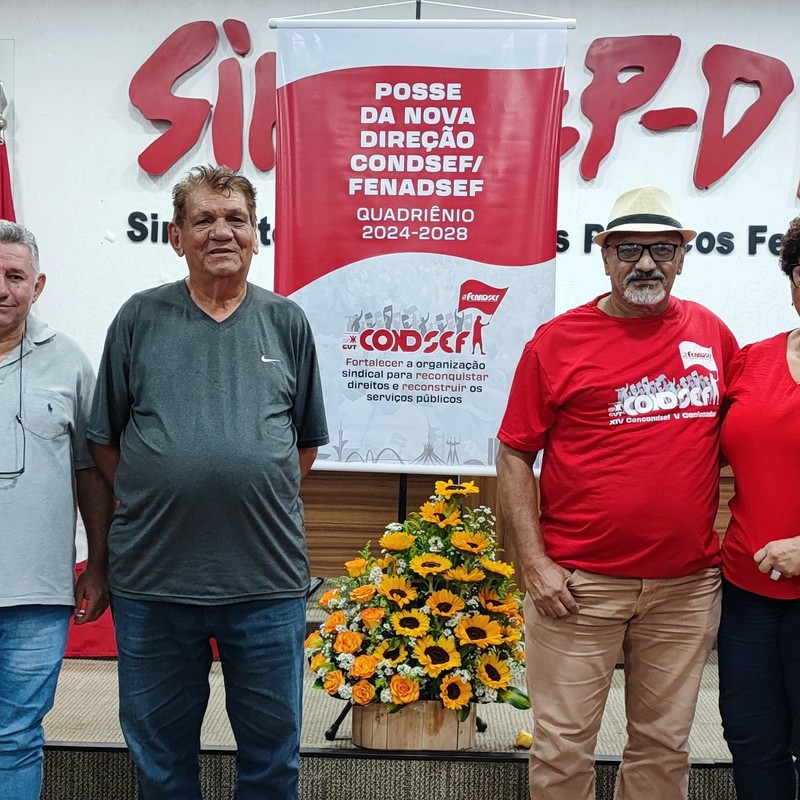 Diretores Do Sintsep Ms Tomam Posse Na Nova Dire O Da Condsef Fenadsef