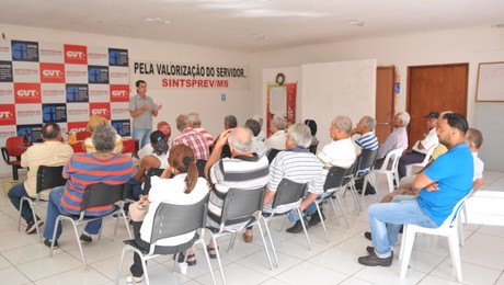 ENCONTRO DOS APOSENTADOS NO SINTSPREV-MS