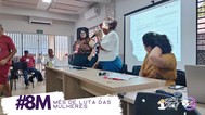 Constituição do Coletivo de Mulheres do Sintsep/MS no Seminário  de Formação e Planejamento 2023