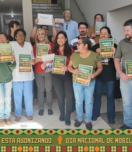 Trabalhadores da Funai em Campo Grande e Dourados protestam pelo PCI e por Demarcação Já!